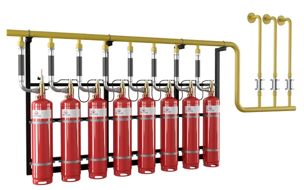 Модуль газового пожаротушения МГП-2-150-4-12